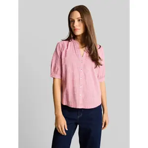 Buttoned Cotton Blouse for Women Tom Tailor image-1