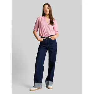 Buttoned Cotton Blouse for Women Tom Tailor image-3