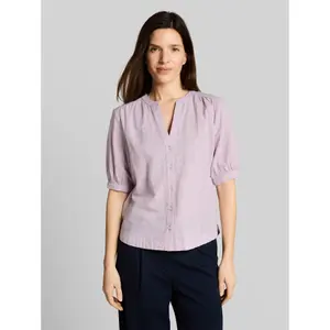 Women's Cotton V-Neck Blouse Tom Tailor image-1
