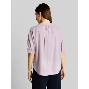 Women's Cotton V-Neck Blouse Tom Tailor image-2