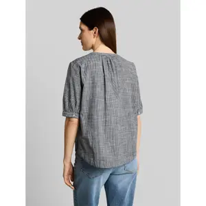 Women's Cotton V-Neck Blouse Tom Tailor image-2