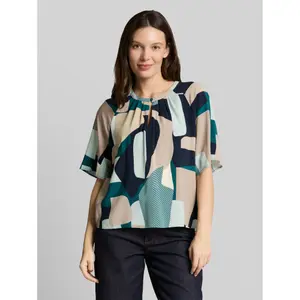Fluid Viscose Blouse for Women Tom Tailor image-1