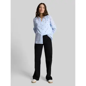 Women's Printed Chambray Cotton Shirt Tom Tailor image-3