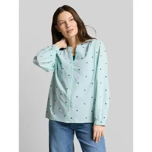 Women's Printed Chambray Cotton Shirt Tom Tailor image-1