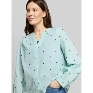 Women's Printed Chambray Cotton Shirt Tom Tailor image-4