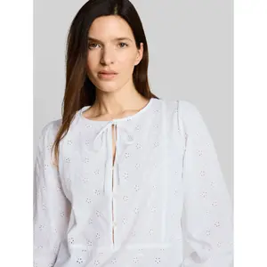 Women's long sleeve blouse Tom Tailor Schiffli image-4