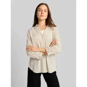 Women's Long Sleeve Linen Shirt Tom Tailor image-1