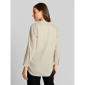 Women's Long Sleeve Linen Shirt Tom Tailor image-2