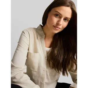 Women's Long Sleeve Linen Shirt Tom Tailor image-4