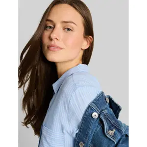 Women's Long Sleeve Linen Shirt Tom Tailor image-4