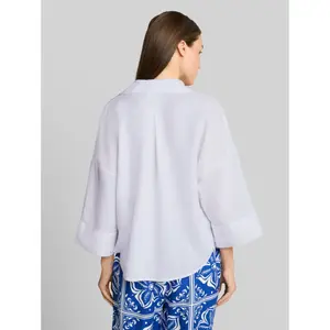Loose Long Sleeve Linen Shirt for Women Tom Tailor image-2