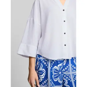 Loose Long Sleeve Linen Shirt for Women Tom Tailor image-4