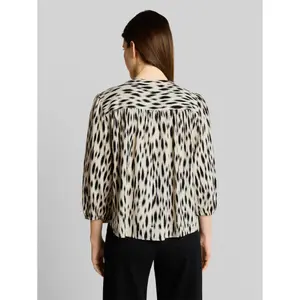 3/4 Sleeve Linen Blouse for Women Tom Tailor image-2