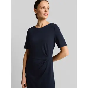 Women's Scuba Midi Dress with Knot Tom Tailor image-4