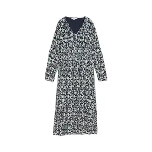 Women's Crinkled Midi Dress with Patterns Tom Tailor image-0