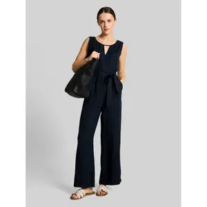 Linen Jumpsuit Women Tom Tailor image-3