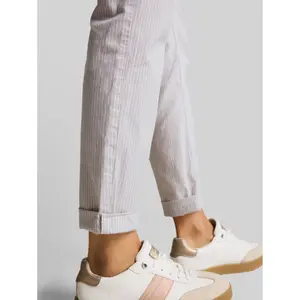 Striped Tapered Trousers Women Tom Tailor image-3