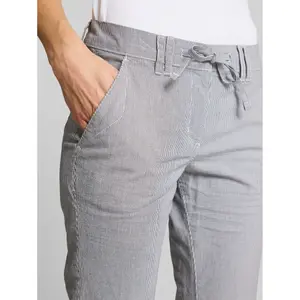 Womens Low Rise 3/4 Trousers Tom Tailor Tapered relaxed image-3