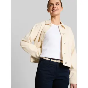 Women's Chino Trousers with Belt Tom Tailor image-3