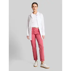 Women's Chino Trousers with Belt Tom Tailor image-1