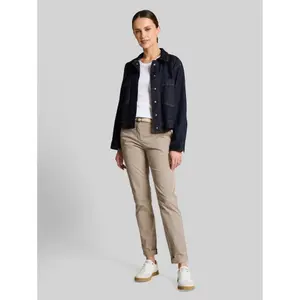 Women's Chino Trousers with Belt Tom Tailor image-1