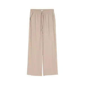 Wide Leg Trousers with Drawstring Women Tom Tailor image-0