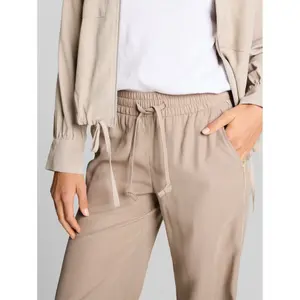 Wide Leg Trousers with Drawstring Women Tom Tailor image-3