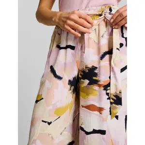Wide Leg Palazzo Trousers Women with Patterns Tom Tailor image-3