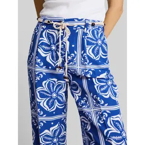Women's wide linen trousers Tom Tailor image-3