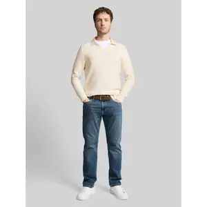 Polo Shirt with Knit Collar Tom Tailor image-3