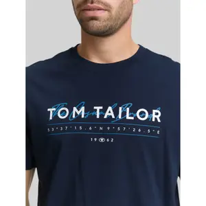 T-shirt με εκτυπωμένο λογότυπο Tom Tailor image-4
