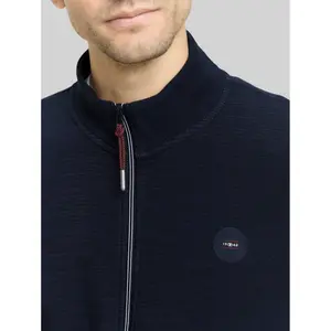 Zipped Jacket with Logo Badge Tom Tailor image-4