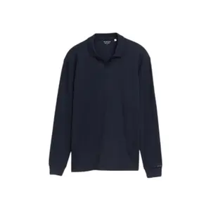 Long Sleeve Waffle Effect Polo Tom Tailor image-0