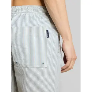 Swim shorts with stripes Tom Tailor Seersucker image-3