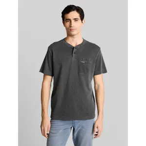 T-shirt with chest pocket Tom Tailor Henley image-1