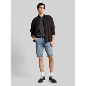 T-shirt with chest pocket Tom Tailor Henley image-3