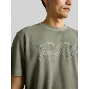 T-shirt with Chest Print Tom Tailor image-4