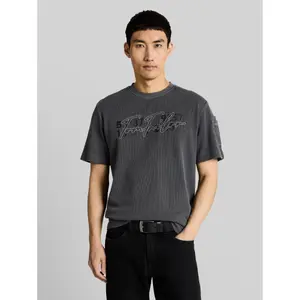T-shirt with Chest Print Tom Tailor image-1