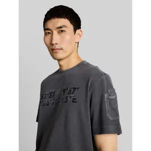 T-shirt with Chest Print Tom Tailor image-4