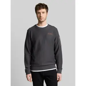 Structured Sweatshirt with Logo Tom Tailor image-1
