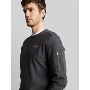 Structured Sweatshirt with Logo Tom Tailor image-4