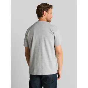 Marl Effect T-Shirt Tom Tailor Henley image-2