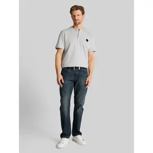 Marl Effect T-Shirt Tom Tailor Henley image-3