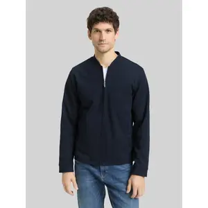 Zipped Pique Bomber Jacket Tom Tailor image-1