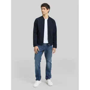 Zipped Pique Bomber Jacket Tom Tailor image-3