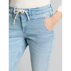 Low Rise Tapered Jeans for Women Tom Tailor Maya image-3