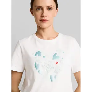 Basic Printed T-Shirt Women Tom Tailor image-4