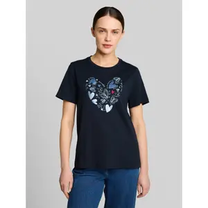 Basic Printed T-Shirt Women Tom Tailor image-1