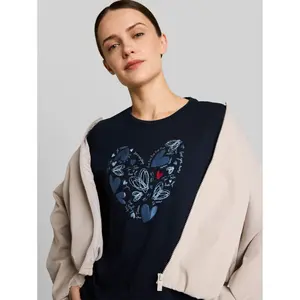 Basic Printed T-Shirt Women Tom Tailor image-4