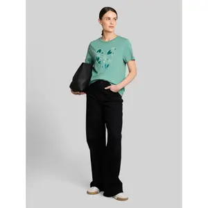 Basic Printed T-Shirt Women Tom Tailor image-3